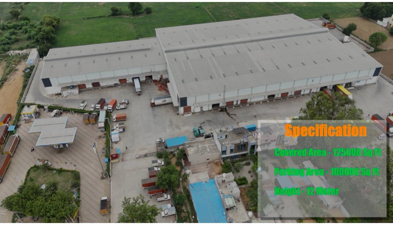  125000 Sq.ft. Warehouse for Rent in Bilaspur, Gurgaon