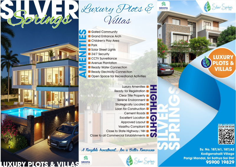  Residential Plot 1200 Sq.ft. for Sale in Hindupur, Anantapur