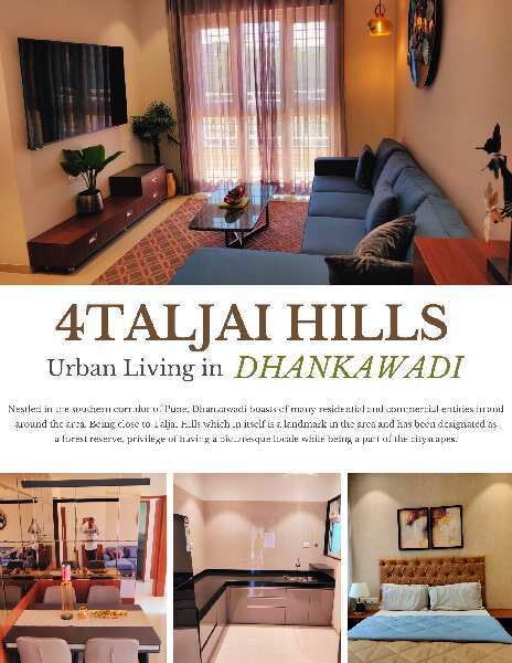 2 BHK Apartment 1104 Sq.ft. for Sale in Dhankawadi, Pune