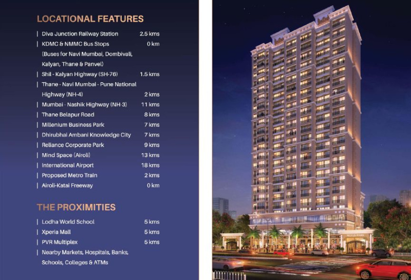 1 BHK Apartment 619 Sq.ft. for Sale in Diva, Thane