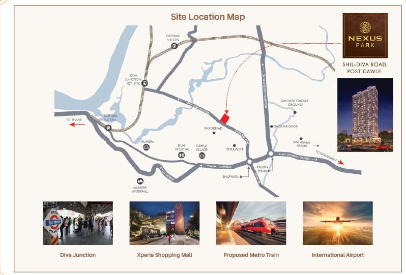 2 BHK Apartment 936 Sq.ft. for Sale in Diva, Thane