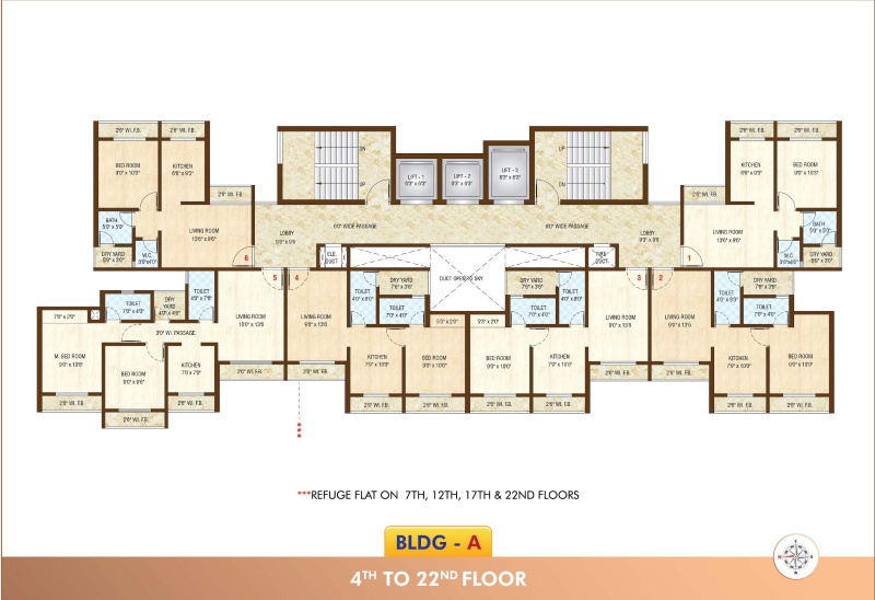 1 BHK Apartment 715 Sq.ft. for Sale in Diva Junction East, Thane