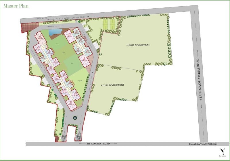 3 BHK 849 Sq.ft. Apartment for Sale in New Town, Kolkata