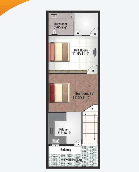 1 BHK Apartment 550 Sq.ft. for Sale in Saraswati Vihar, Dera Bassi