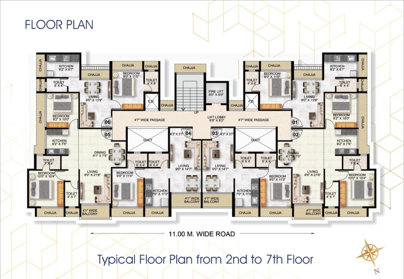 2 BHK Apartment 1150 Sq.ft. for Sale in Sector 11 Kharghar, Navi Mumbai