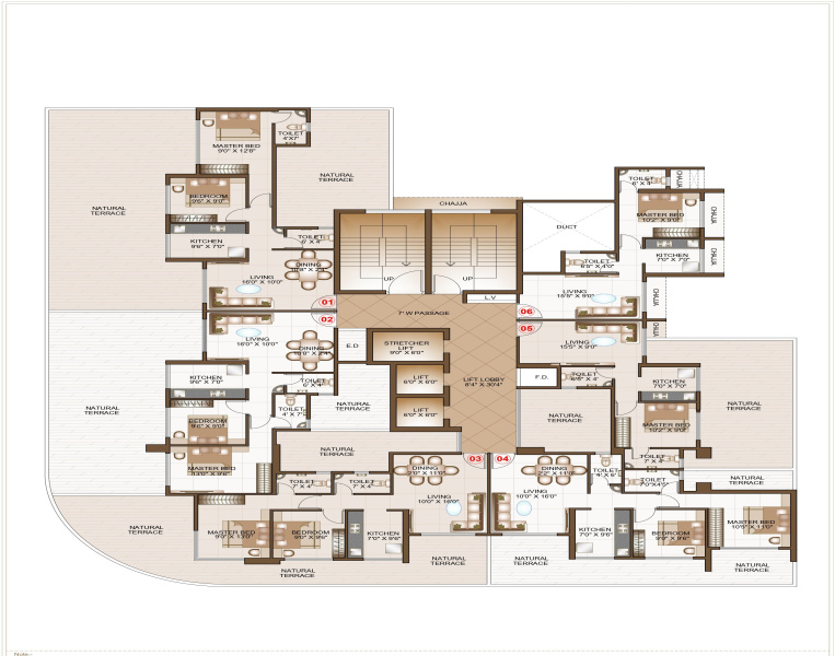 2 BHK Apartment 955 Sq.ft. for Sale in Sector 35I, Kharghar, Navi Mumbai