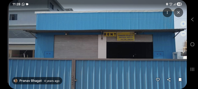  7072 Sq.ft. Warehouse for Rent in Palsana, Surat