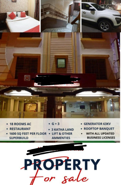 Hotels 1600 Sq.ft. for Sale in Purbachal,