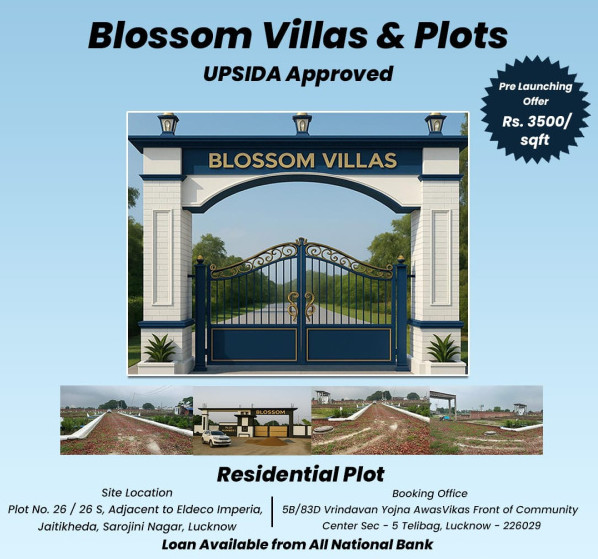  1302 Sq.ft. Residential Plot for Sale in Jaitikhera, Lucknow
