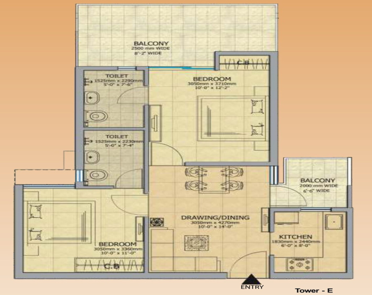 2 BHK 955 Sq.ft. Apartment for Sale in Sector 16C Greater Noida West