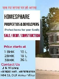 1 BHK Flat for Sale in Ankur Vihar, Ghaziabad