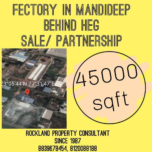  Industrial Land 45000 Sq.ft. for Sale in Mandideep, Raisen