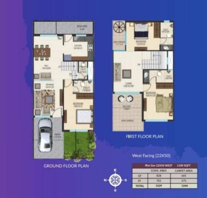3 BHK House 1529 Sq.ft. for Sale in Mowa, Raipur