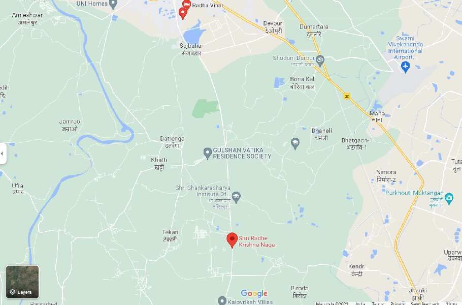 Residential Plot 1400 Sq.ft. for Sale in Abhanpur, Old Dhamtari Road, Raipur