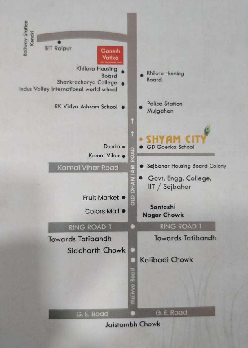  Residential Plot 1000 Sq.ft. for Sale in Sejbahar, Raipur