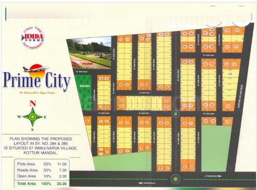  Residential Plot 366 Sq. Yards for Sale in Kothur, Mahbubnagar