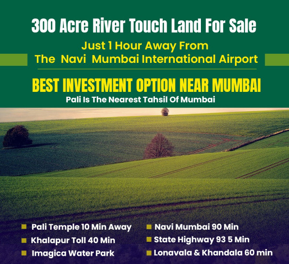  Agricultural Land 300 Acre for Sale in Pali, Raigad