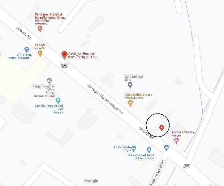  Showroom 2500 Sq.ft. for Rent in Almaspur, Muzaffarnagar