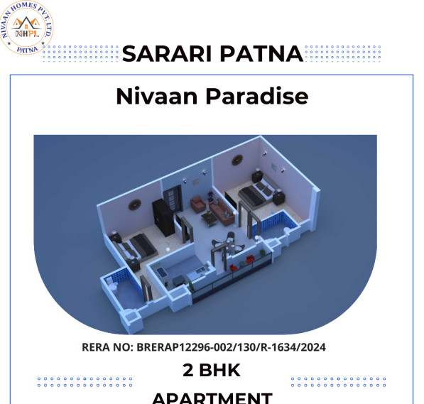 2 BHK Apartment 945 Sq.ft. for Sale in Danapur, Patna