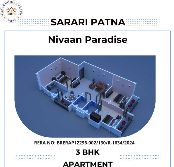 2 BHK Apartment 945 Sq.ft. for Sale in Danapur, Patna