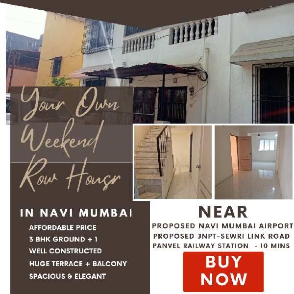 3 BHK House 1500 Sq.ft. for Sale in Adai, Panvel, Navi Mumbai
