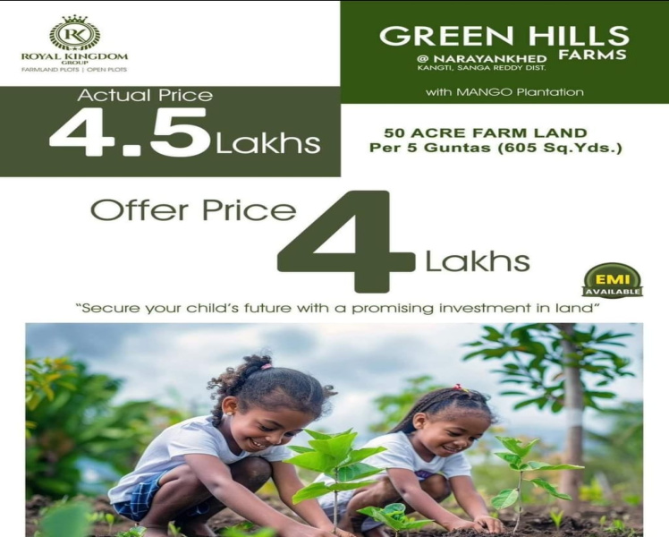  Residential Plot 605 Sq. Yards for Sale in Narayankhed, Sangareddy