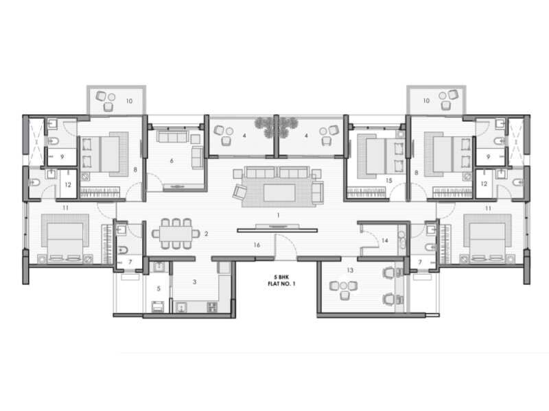 3 BHK Apartment 1370 Sq.ft. for Sale in Balewadi Phata, Pune