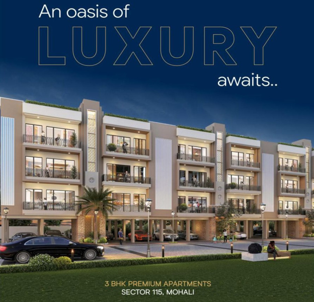 3 BHK Apartment 1500 Sq. Yards for Sale in Sector 115 Mohali