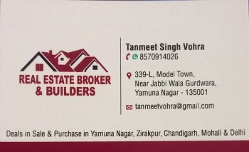  Commercial Land for Sale in Model Colony, Yamunanagar