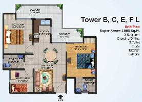 2 BHK Flat for Sale in Sector 121 Noida