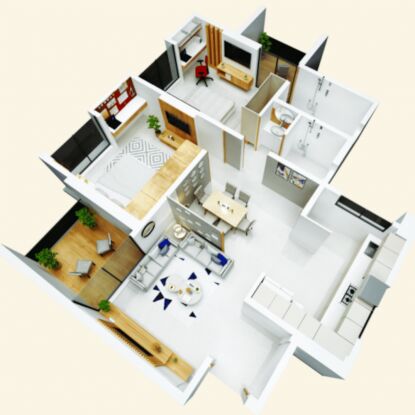 3 BHK Builder Floor 1169 Sq.ft. for Sale in Warje, Pune