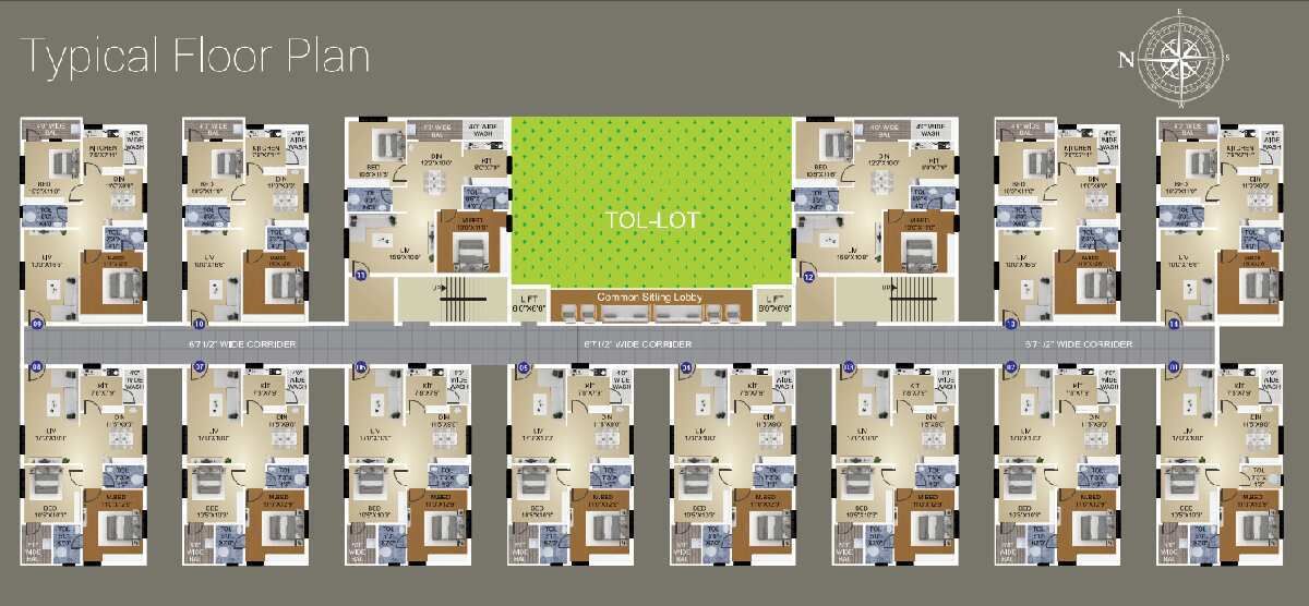 2 BHK Apartment 840 Sq.ft. for Sale in Kesarapalli, Vijayawada