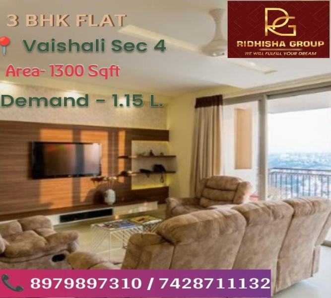 3 BHK Builder Floor 1300 Sq.ft. for Sale in Sector 4 Vaishali, Ghaziabad