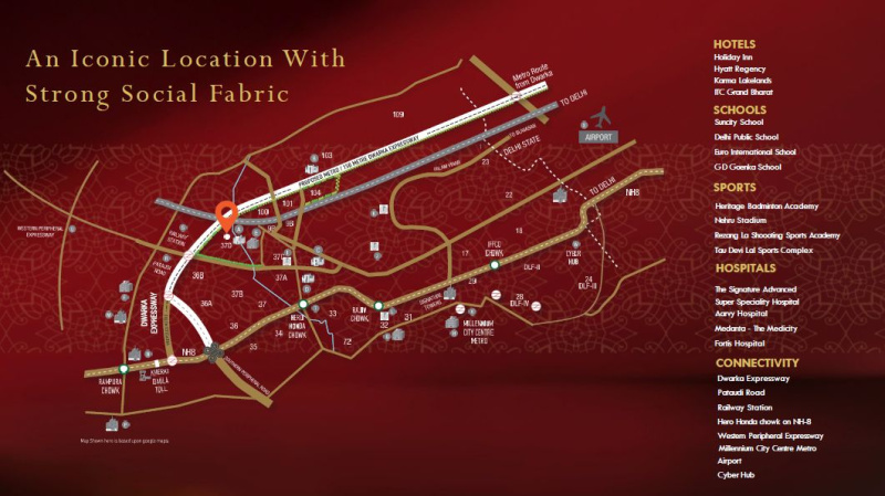 3 BHK 1800 Sq.ft. Apartment for Sale in Sector 37D Gurgaon