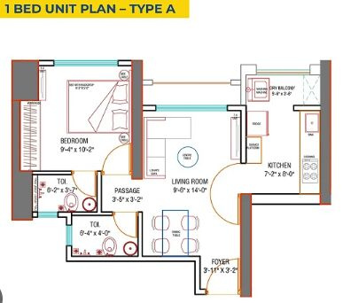 1 BHK Builder Floor 425 Sq.ft. for Sale in Kasar Vadavali, Thane