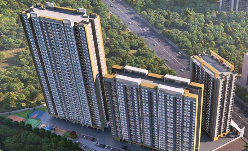 2 BHK Builder Floor 558 Sq.ft. for Sale in Kavesar, Thane West, 