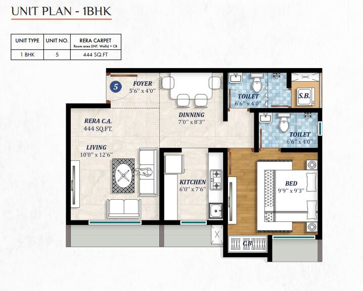 1 BHK Builder Floor 421 Sq.ft. for Sale in Kasar Vadavali, Thane