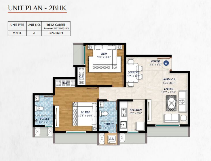 2 BHK Builder Floor 593 Sq.ft. for Sale in Kasar Vadavali, Thane