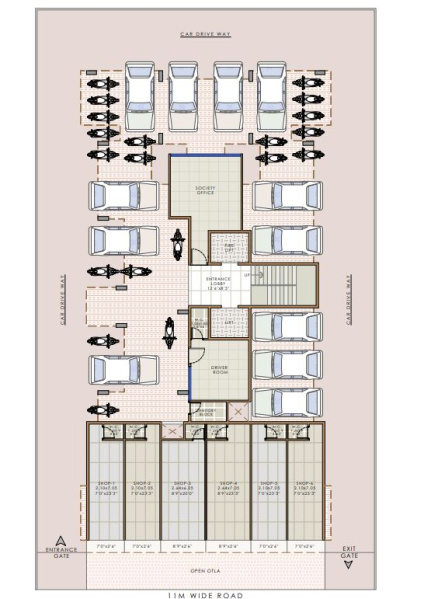 1 BHK Builder Floor 635 Sq.ft. for Sale in Pushpak Nagar, Navi Mumbai