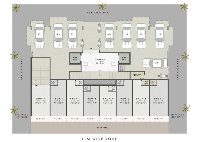 1 RK Builder Floor 390 Sq.ft. for Sale in Pushpak Nagar, Navi Mumbai