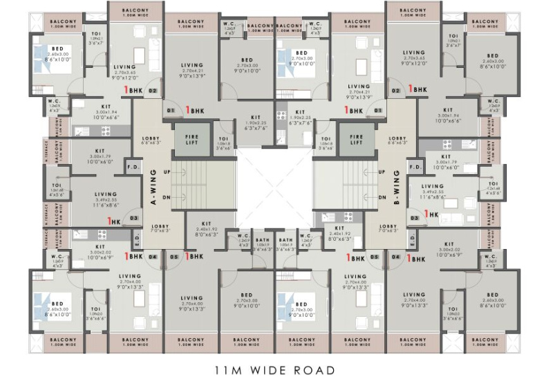 1 RK Builder Floor 390 Sq.ft. for Sale in Pushpak Nagar, Navi Mumbai