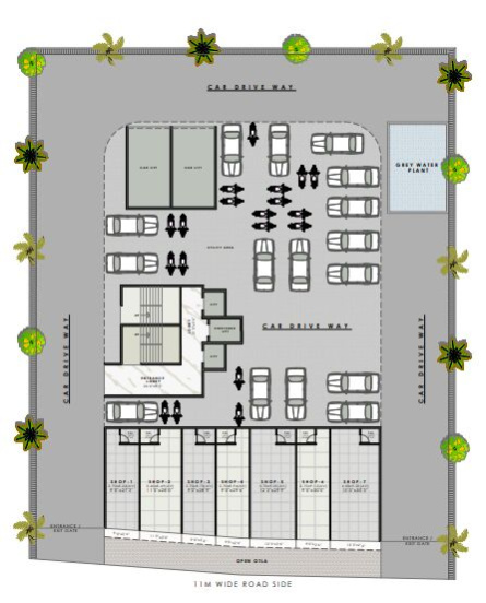  Commercial Shop 524 Sq.ft. for Sale in Sector 3 Pushpak Nagar, Navi Mumbai