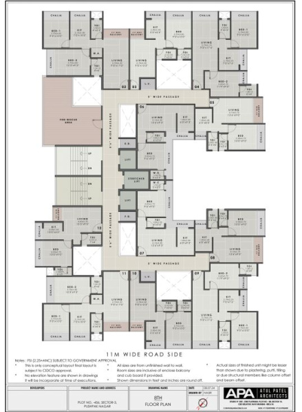 2 BHK Builder Floor 1057 Sq.ft. for Sale in Sector 3 Pushpak Nagar, Navi Mumbai