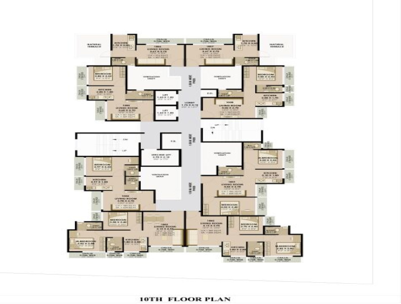2 BHK Builder Floor 850 Sq.ft. for Sale in Sector 3 Pushpak Nagar, Navi Mumbai