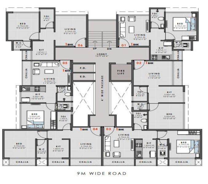 3 BHK Builder Floor 1392 Sq.ft. for Sale in Pushpak Nagar, Navi Mumbai