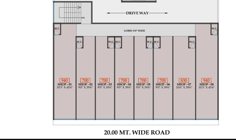  Office Space 700 Sq.ft. for Sale in Pushpak Nagar, Navi Mumbai