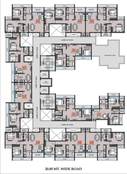 2 BHK Builder Floor 1035 Sq.ft. for Sale in Pushpak Nagar, Navi Mumbai