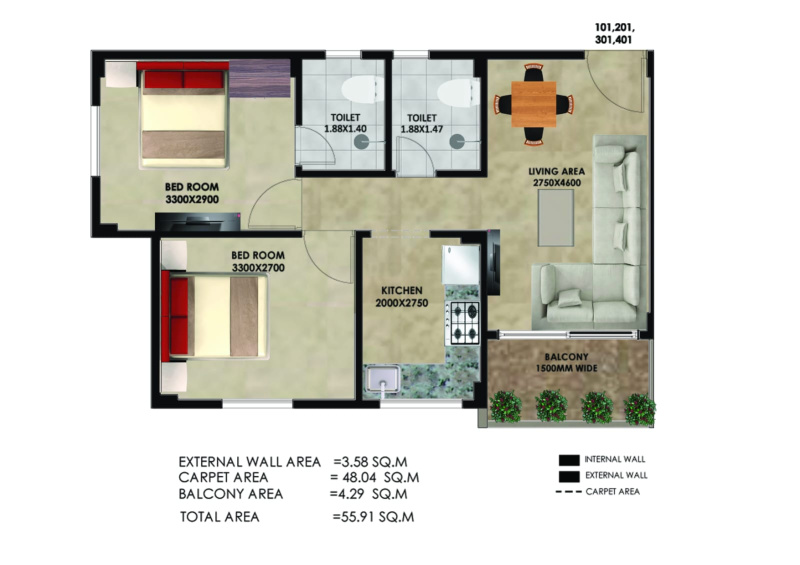 2 BHK Builder Floor 947 Sq.ft. for Sale in Igatpuri, Nashik