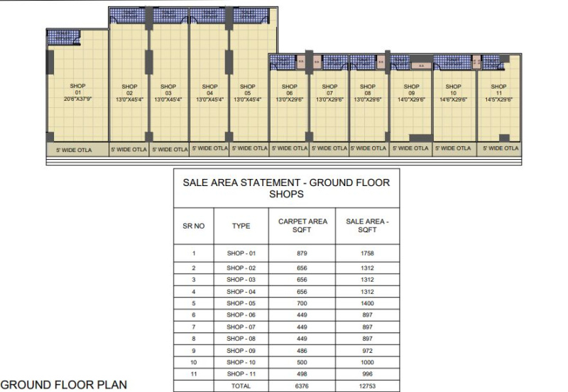  Commercial Shop 897 Sq.ft. for Sale in Nerul, Navi Mumbai