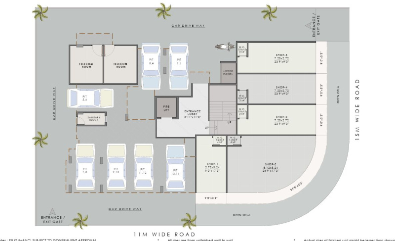  432 Sq.ft. Commercial Shop for Sale in Sector 3 Pushpak Nagar, Navi Mumbai